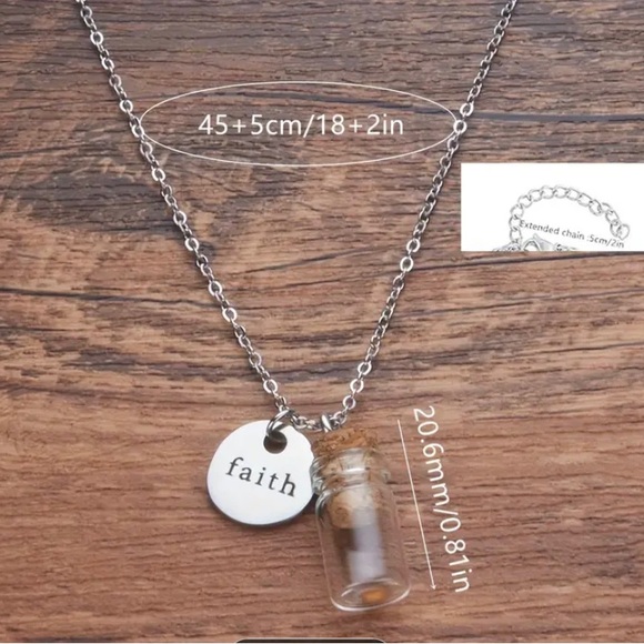 ➡️ 4/$15 Faith of a Mustard Seed Unisex Adj. Length Christian Necklace. ➡️4/$15 - Picture 11 of 12